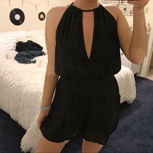 Plunging Neck Romper